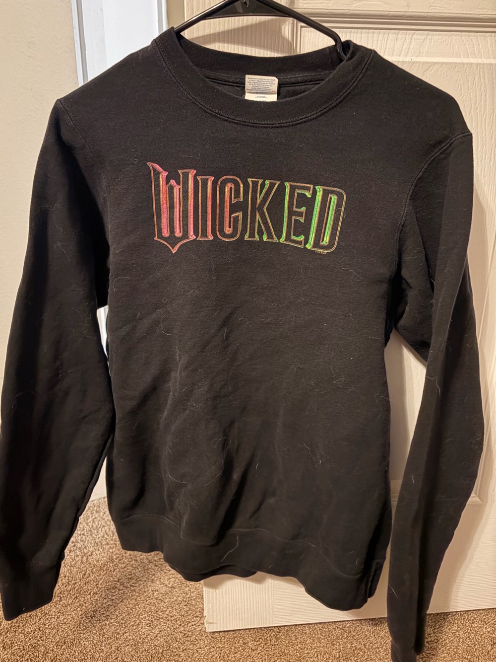 Wicked Graphic Crewneck Sweatshirt - Black